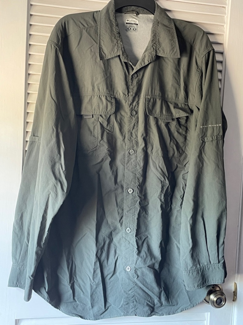 Columbia Olive Green Lightweight Shirt Jacket
